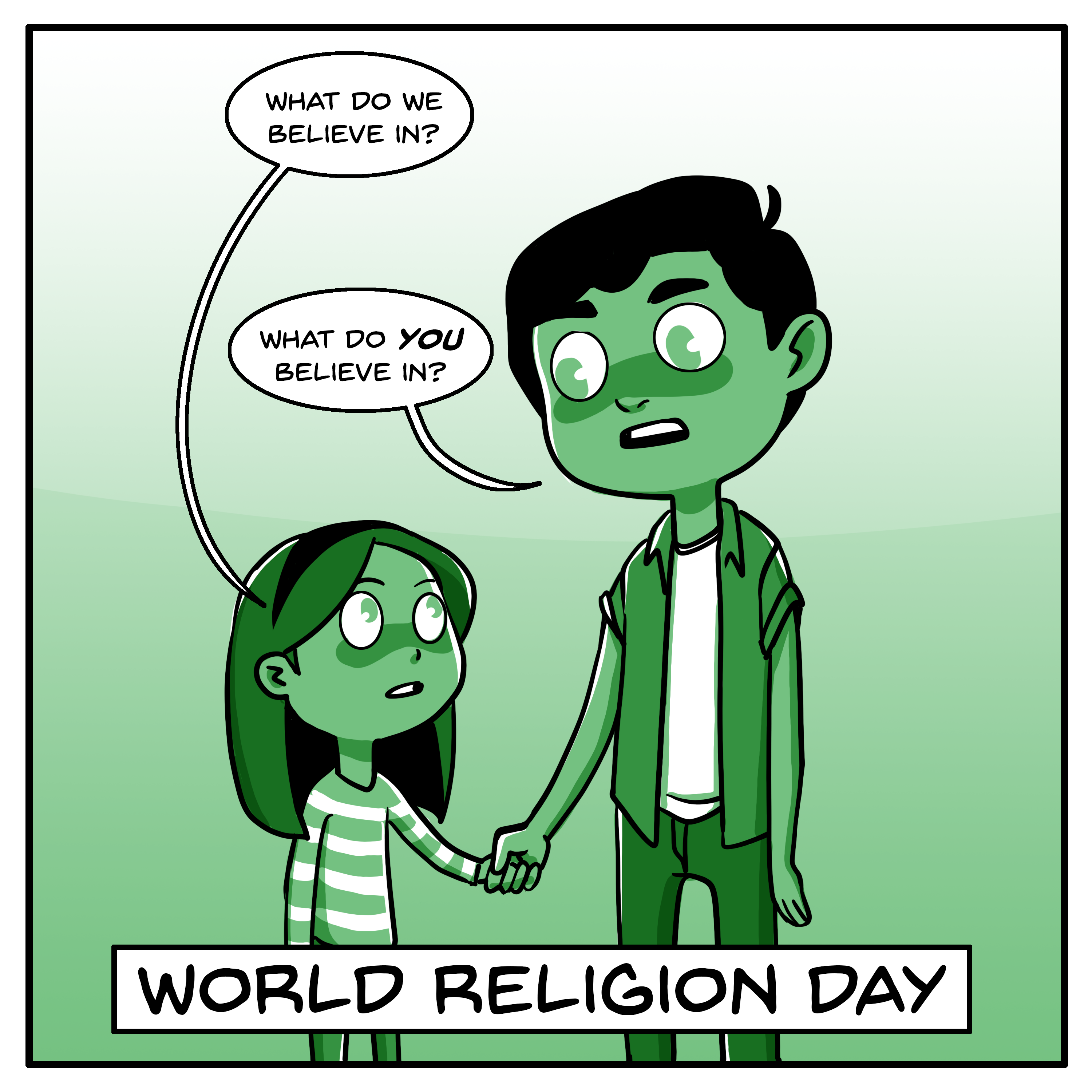 Cartoon for World Religion Day